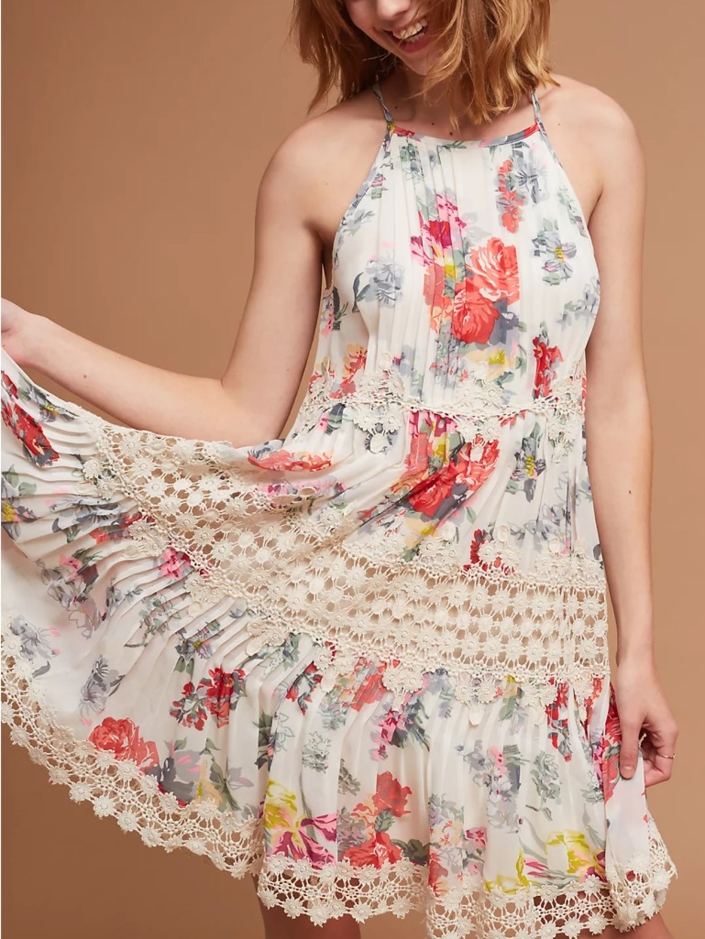 Anthro Kalila Floral Dress